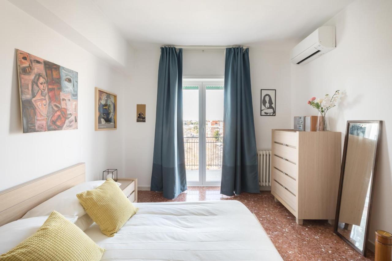 Amoretti Apartment, 6 Persone, 3 Camere, 2 Bagni, Balcone, Wi-Fi, Metro B Monti Tiburtini Rome Buitenkant foto